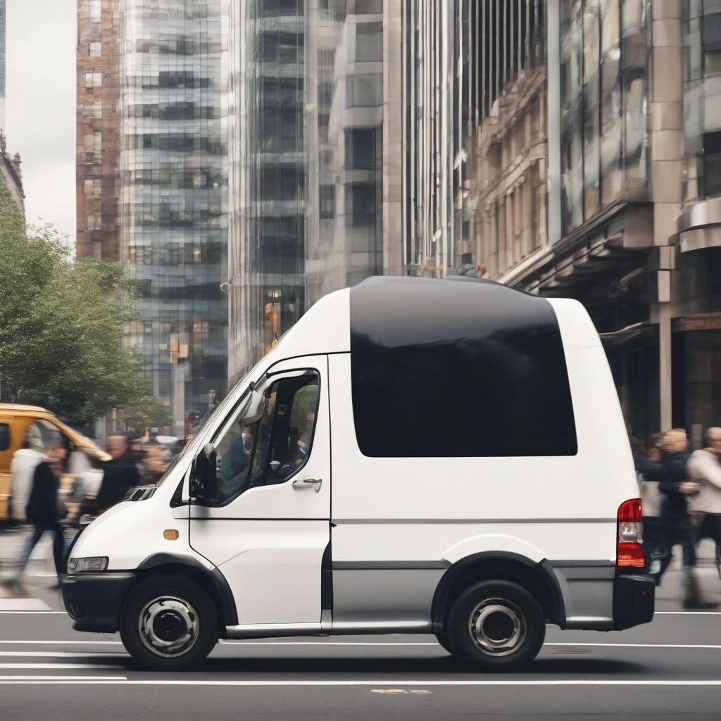 Delivery Van on the Road